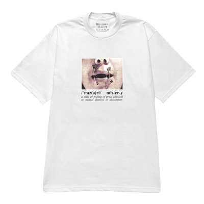 DEFINITION GRAPHIC PRINT WHITE T-SHIRT