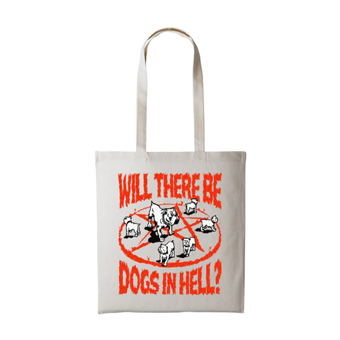 DOGS IN HELL NATURAL TOTE BAG