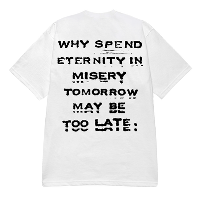 ETERNITY GRAPHIC PRINT WHITE T-SHIRT