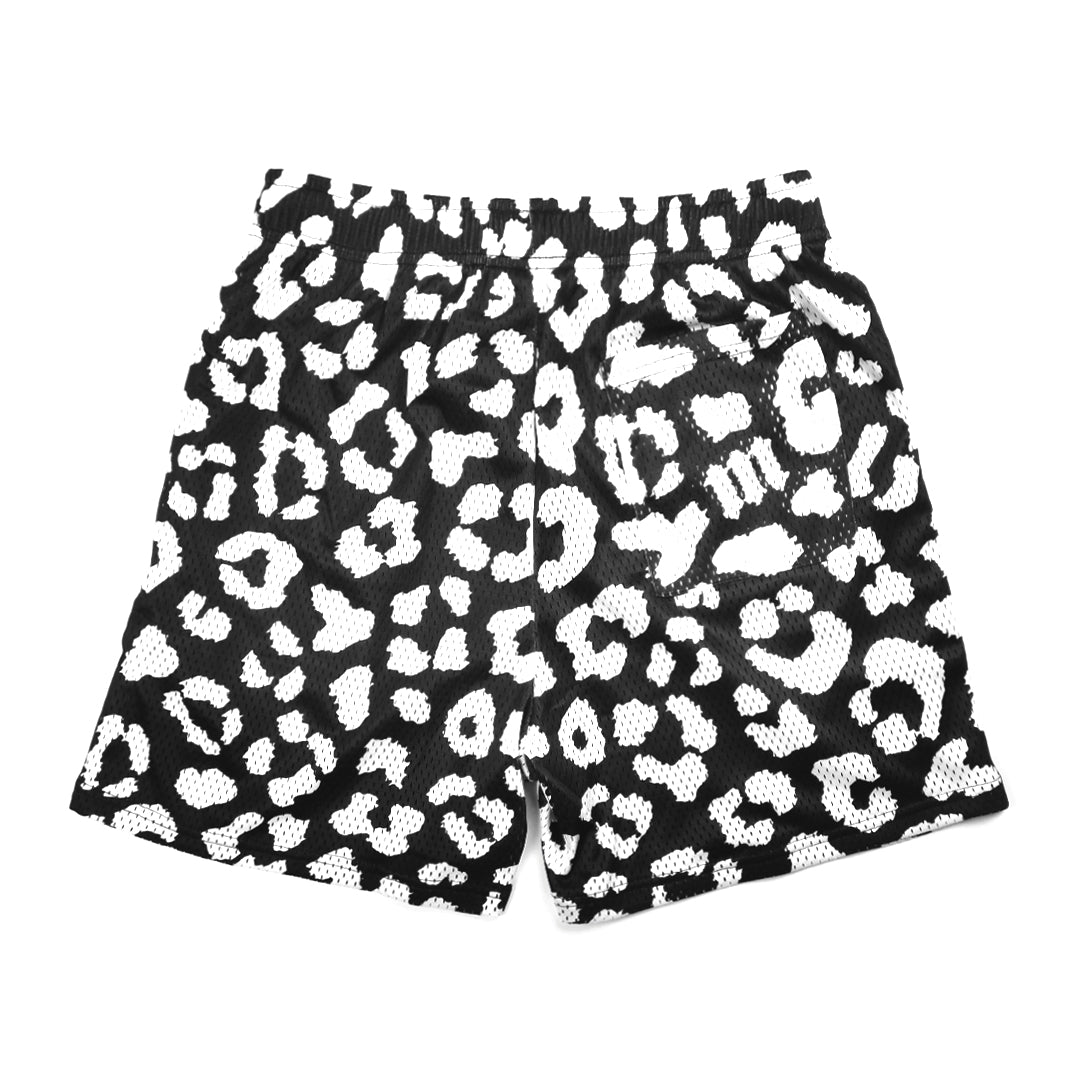 BABYLCLUB】Leopard logo shorts (black) Babylclub】 Leopard