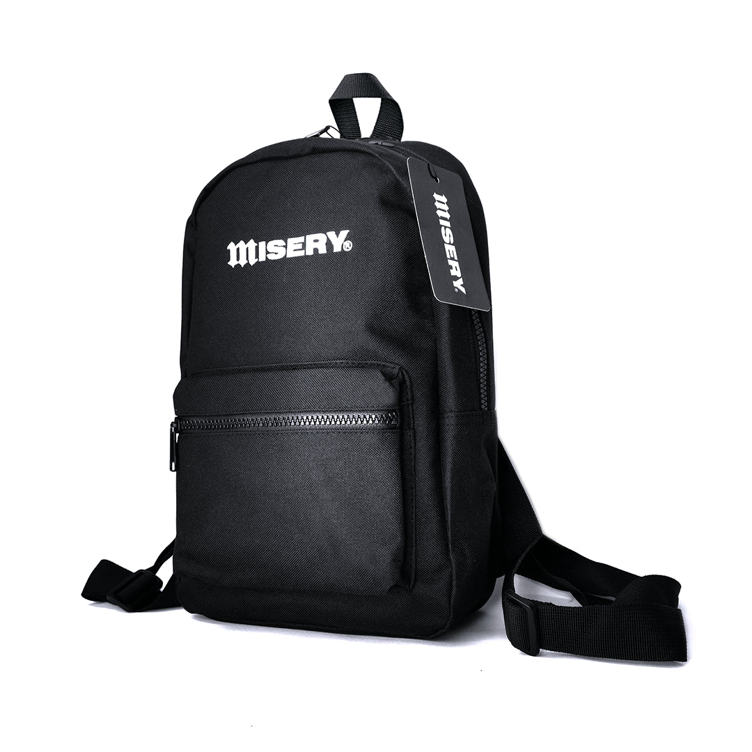 EMBROIDERED MINI BLACK BACKPACK – Misery Worldwide