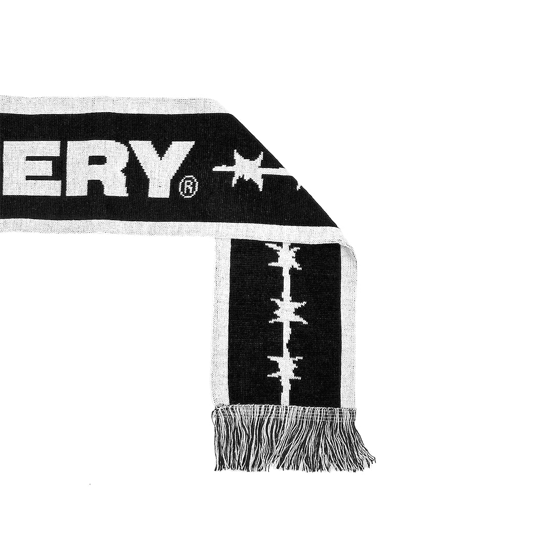 BARBED WIRE LOGO SCARF – Misery Worldwide